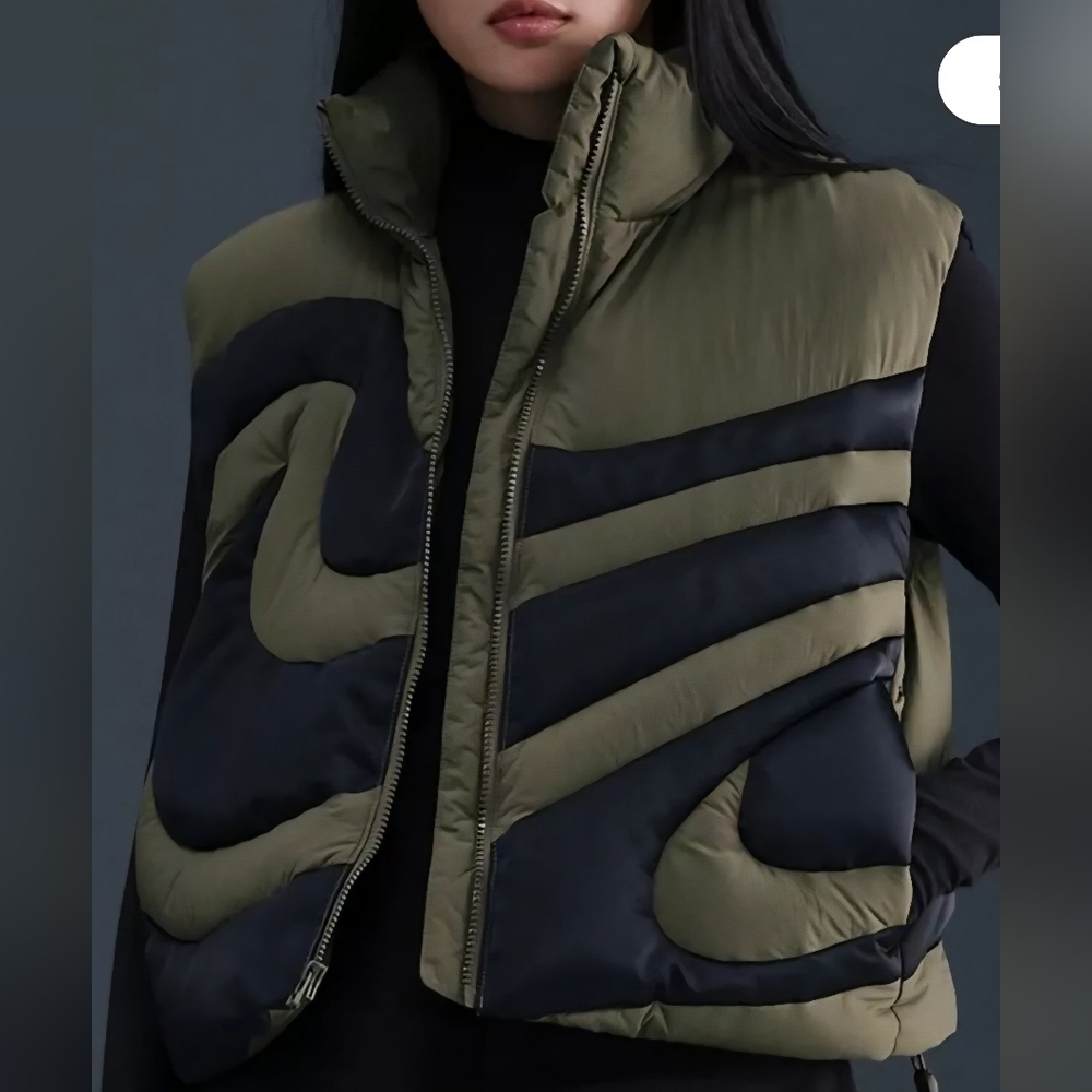 Nike Sportswear Swoosh Series Oversized Down Vest, Size S, $225.00 USD